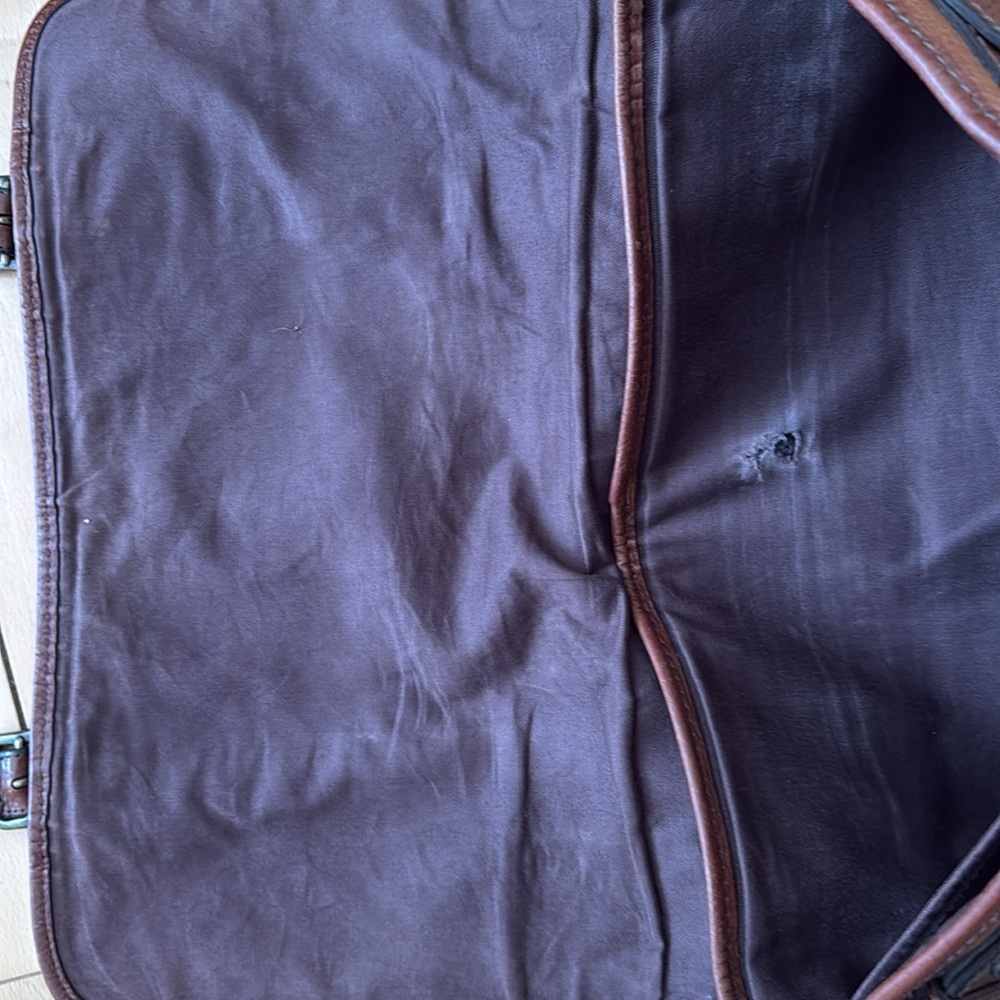 FOSSIL leather messenger bag - Picture 6 of 9